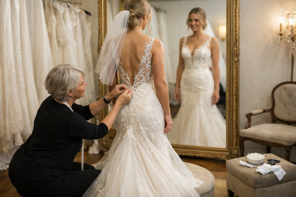When to Schedule Your Final Wedding Dress Fitting